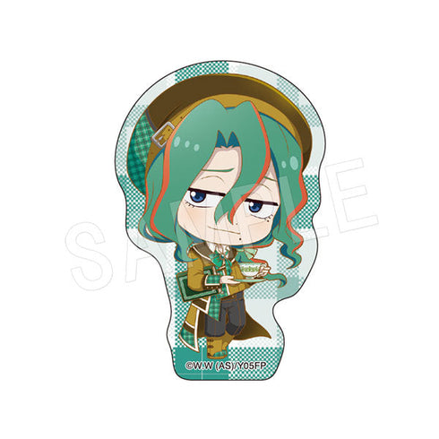 『弱虫ペダル LIMIT BREAK』ダイカットステッカーチェックスタイル ミニキャラver.巻島裕介